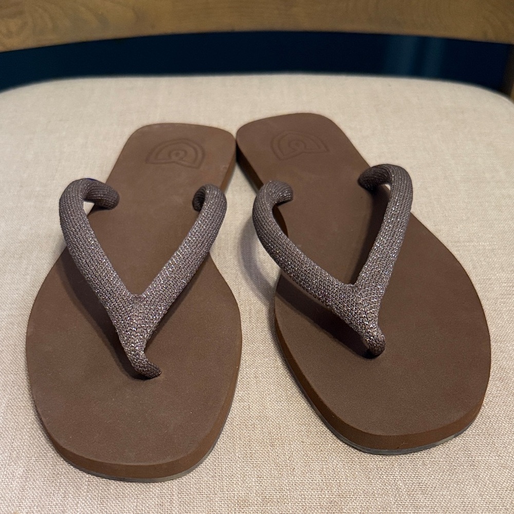 Rothy's Chocolate Brown Sandals, Size 8